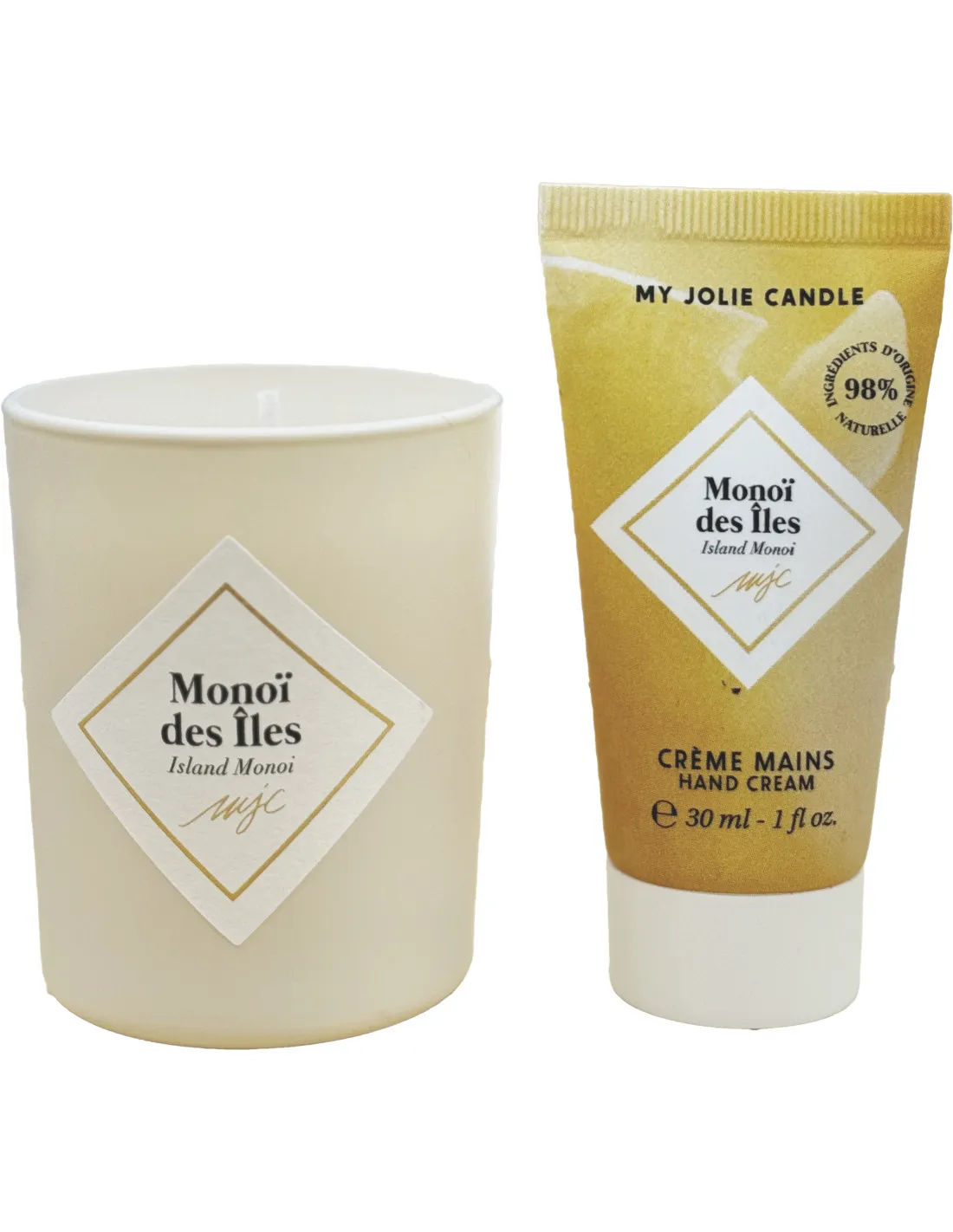 Coffret Bougie Et Crème Monoi 3 Coffret Bougie Et Crème Monoi