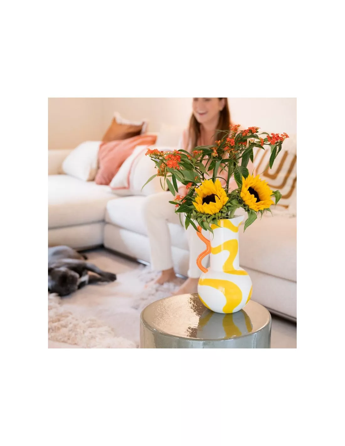 Cruche Céramique Violeta - Spanish Swirls 4 Cruche Céramique Violeta - Spanish Swirls – Image 2