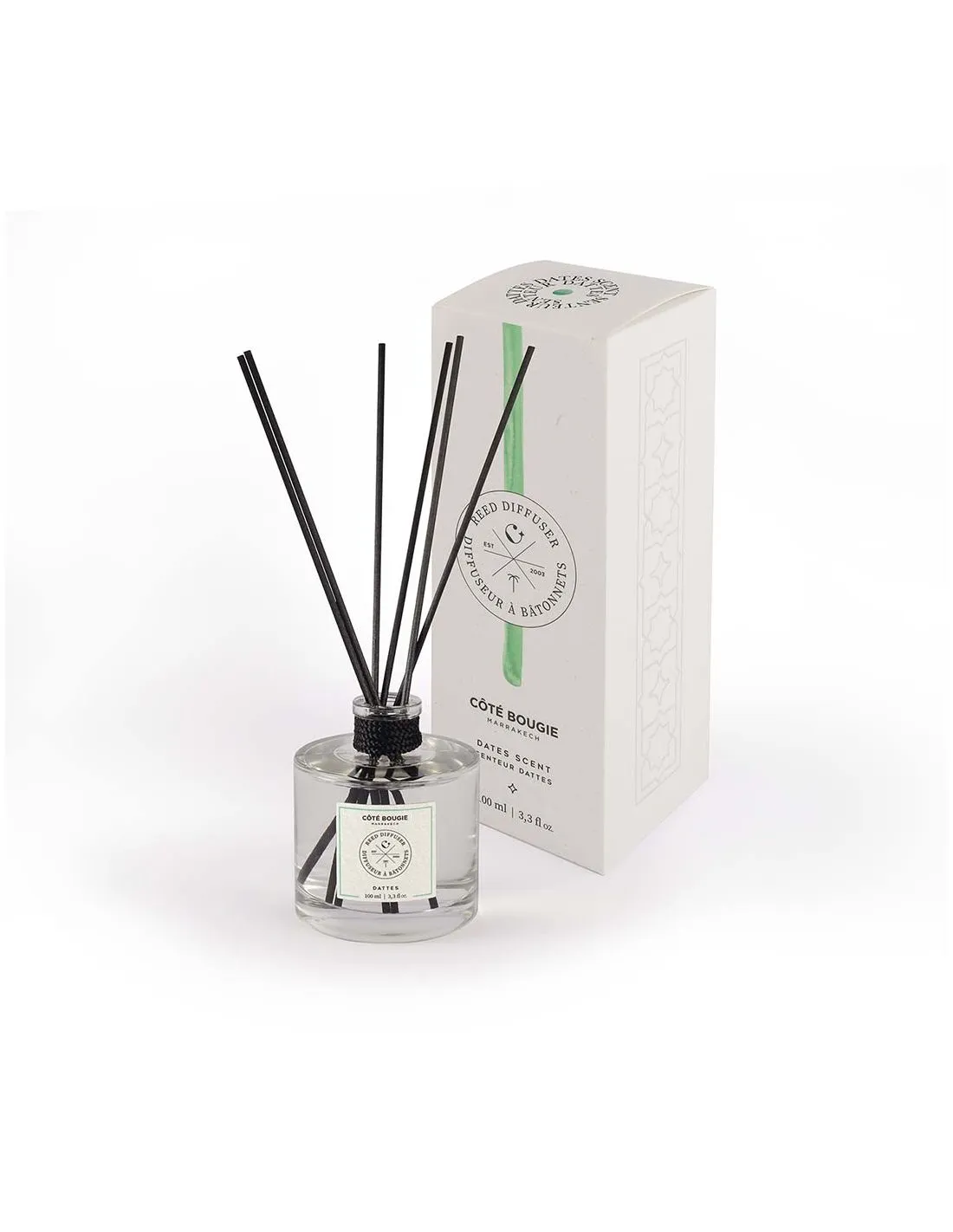 Diffuseur à Bâtonnets - Dattes 200ml 3 Diffuseur à Bâtonnets - Dattes 200ml