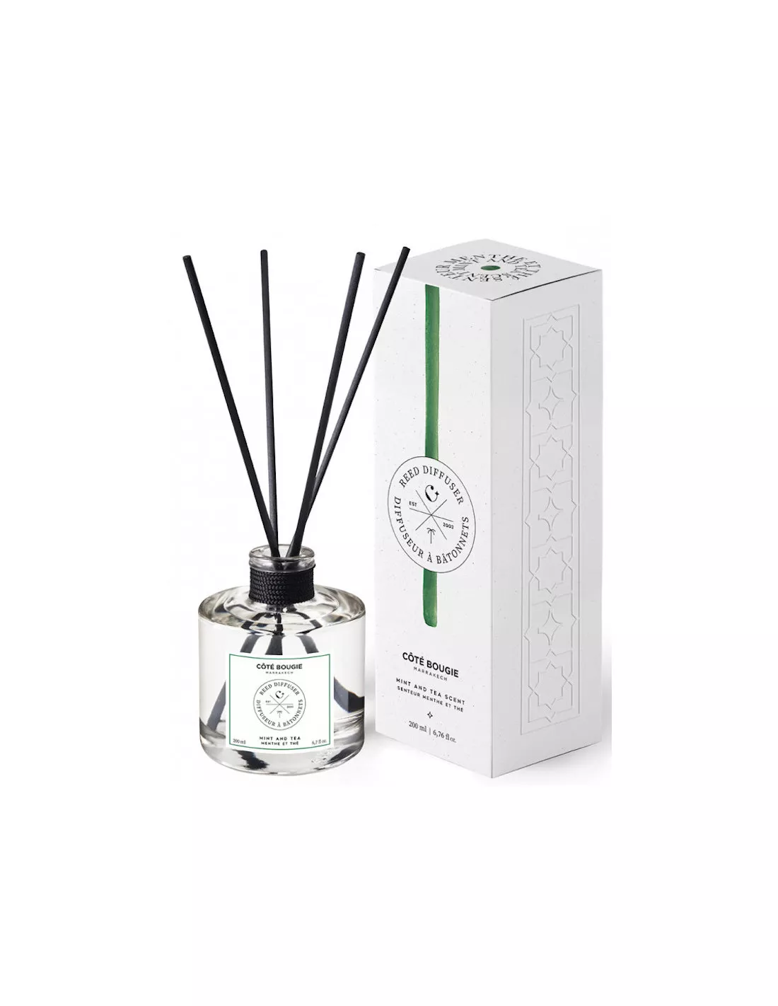 Diffuseur à Bâtonnets - Menthe Et Thé 200ml 3 Diffuseur à Bâtonnets - Menthe Et Thé 200ml