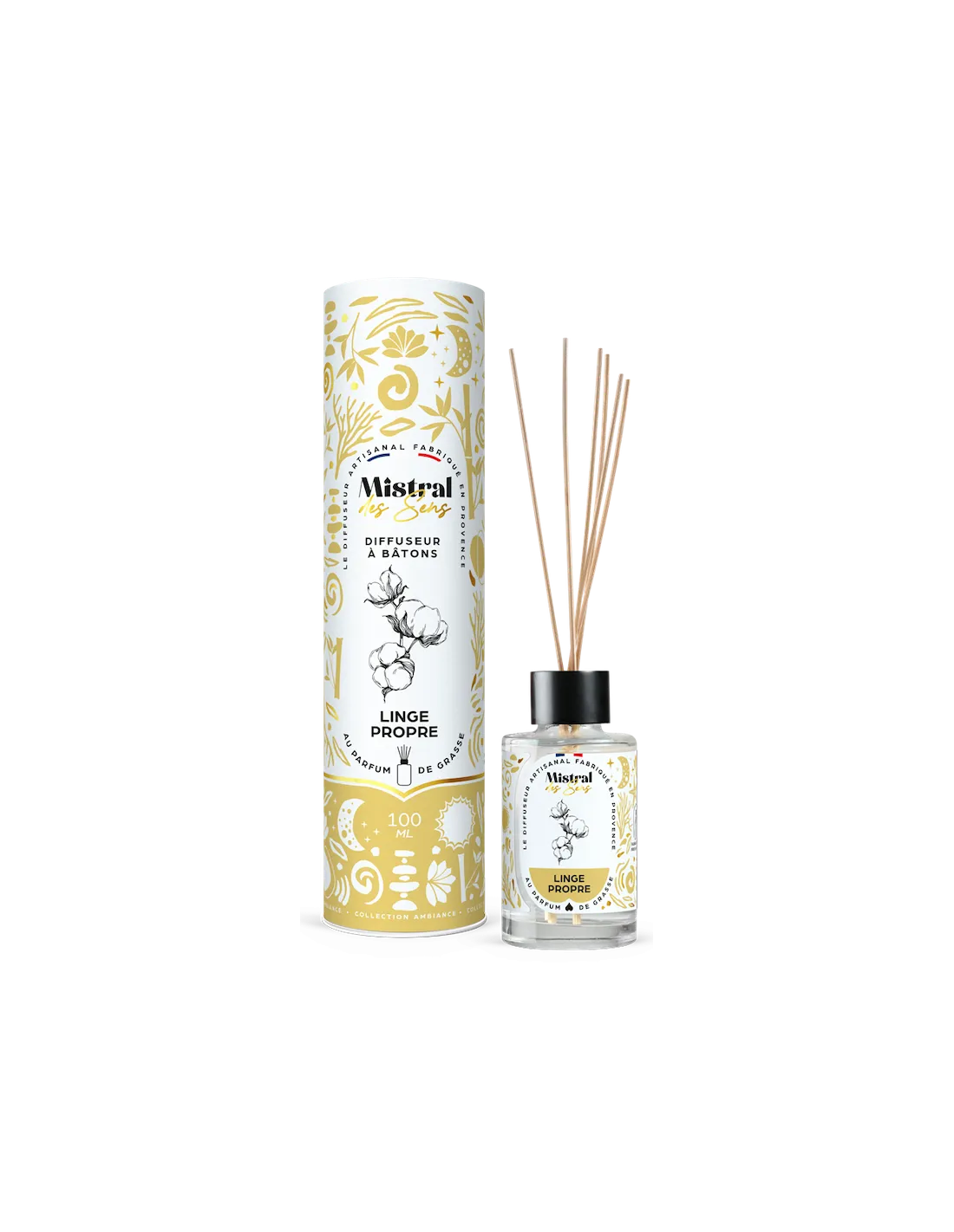 Diffuseur De Parfum Linge Propre - Mistral Des Sens 3 Diffuseur De Parfum Linge Propre - Mistral Des Sens