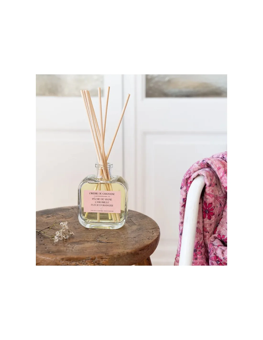 Diffuseur Pêche Fleur D'oranger - Cirerie De Gascogne 4 Diffuseur Pêche Fleur D'oranger - Cirerie De Gascogne – Image 2