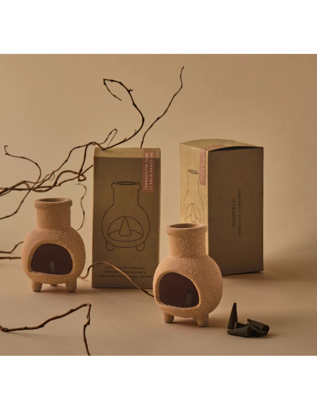 Encens Cheminée Palo Santo & Sage - Paddywax 4 Encens Cheminée Palo Santo & Sage - Paddywax – Image 2