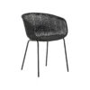Fauteuil Osier Noir - House Doctor