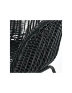 Fauteuil Osier Noir - House Doctor -Magasin De Bougies Parfumées Pour La Maison fauteuil osier noir house doctor 1 6