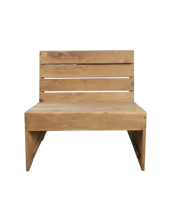 Fauteuil Teck Lounge Woodie - House Doctor