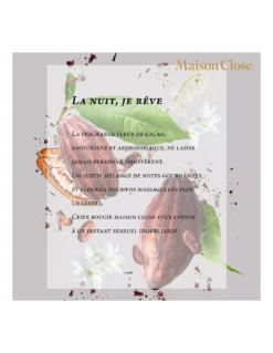 Maison Close Fleur De Cacao - BOUGIE DE MASSAGE -Magasin De Bougies Parfumées Pour La Maison fleur de cacao bougie de massage 4