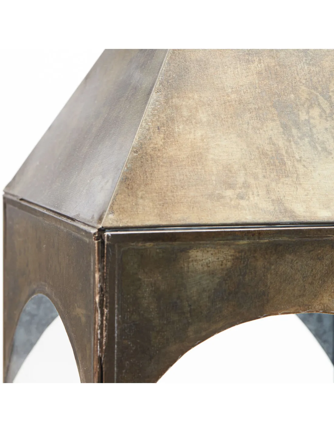 Grande Lanterne Arche En Laiton Antique - House Doctor 6 Grande Lanterne Arche En Laiton Antique - House Doctor – Image 4