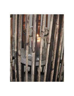 House Doctor Lanterne Ova Rotin - 65 Cm -Magasin De Bougies Parfumées Pour La Maison grande lanterne ova 2