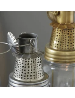 House Doctor Lanterne Fhia 25 Cm Zinc -Magasin De Bougies Parfumées Pour La Maison lanterne fhia 25 cm zinc 2