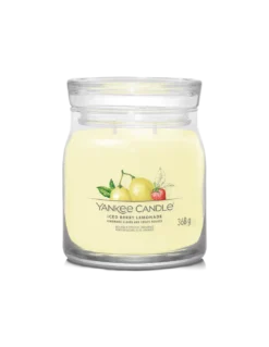 Yankee Candle Limonade Glacée Aux Fruits Rouges - Moyenne Bougie 2 Mèches
