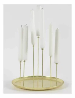 Multi Candle - Bougeoir Doré -Magasin De Bougies Parfumées Pour La Maison multi candle bougeoir dore 2