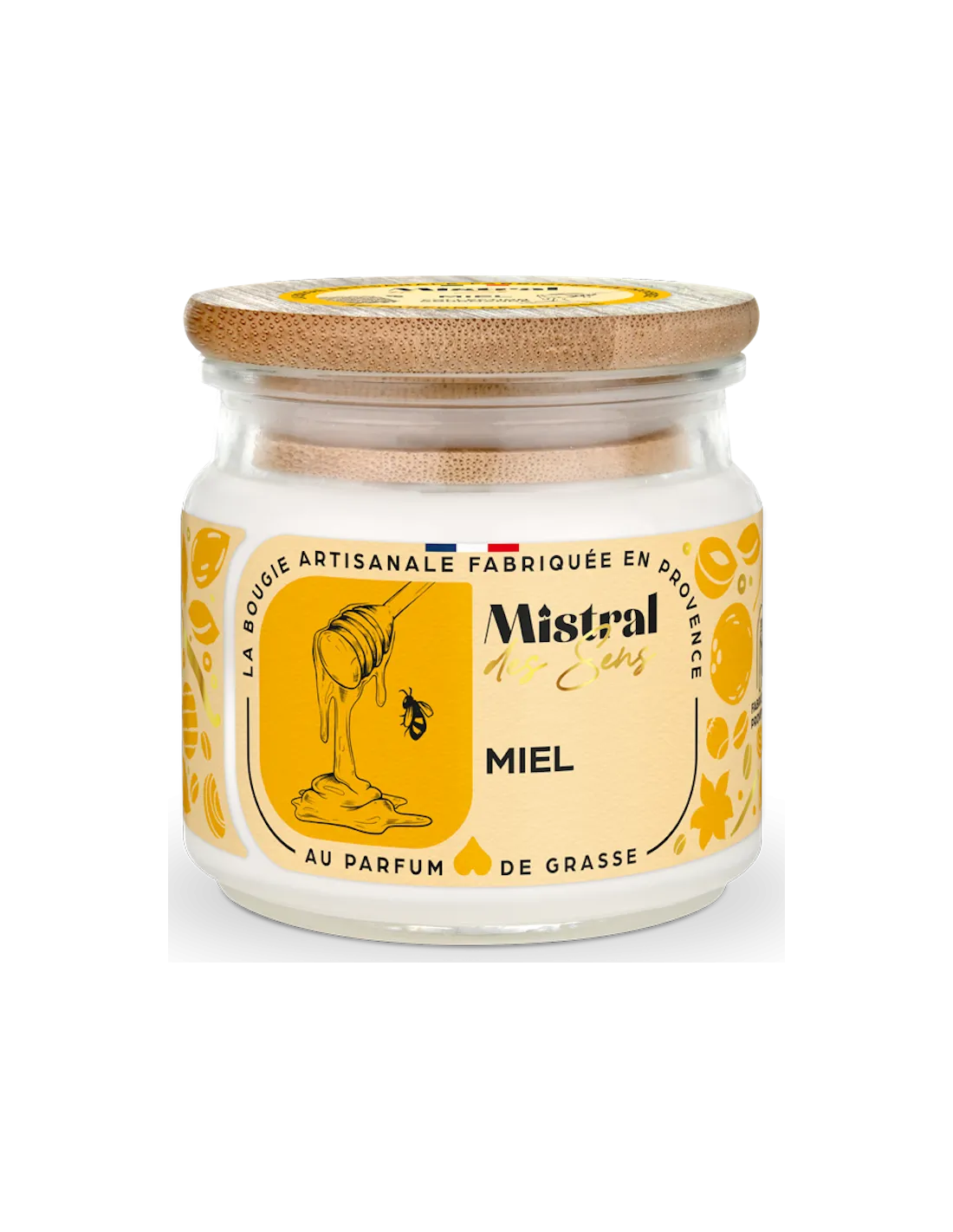 Petite Bougie Miel - Mistral Des Sens 3 Petite Bougie Miel - Mistral Des Sens