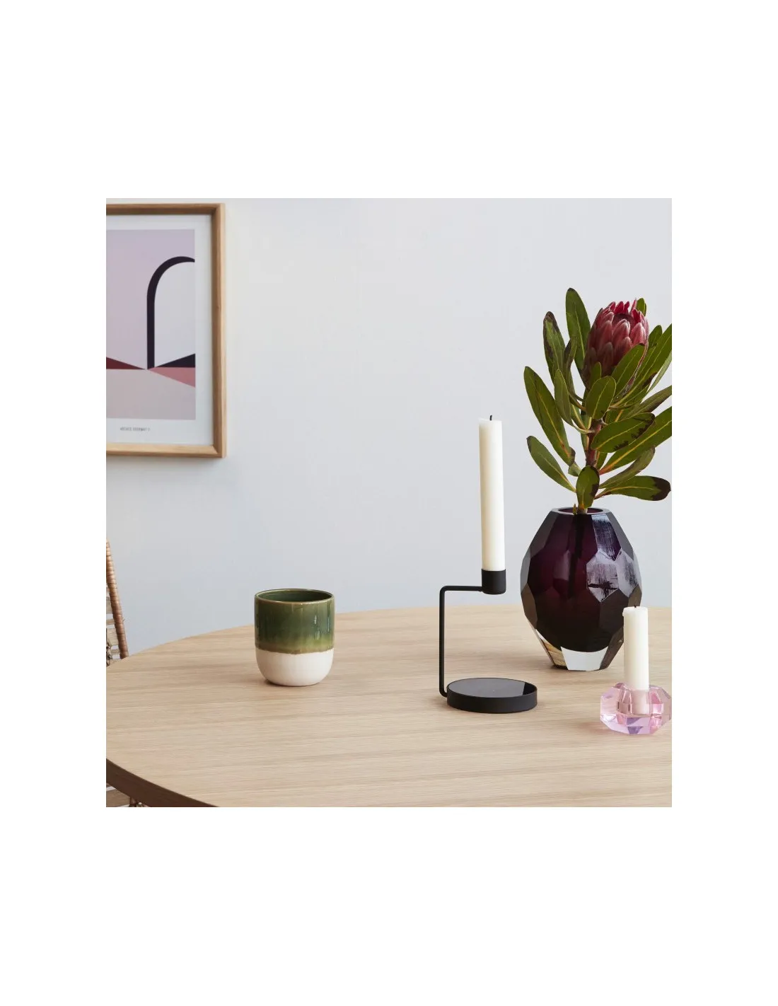 Photophore Céramique Bleu 6 Photophore Céramique Bleu – Image 4