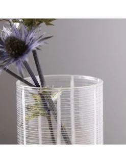 House Doctor Photophore En Verre Rayé North 8 House Doctor Photophore En Verre Rayé North -Magasin De Bougies Parfumées Pour La Maison photophore en verre raye north 2