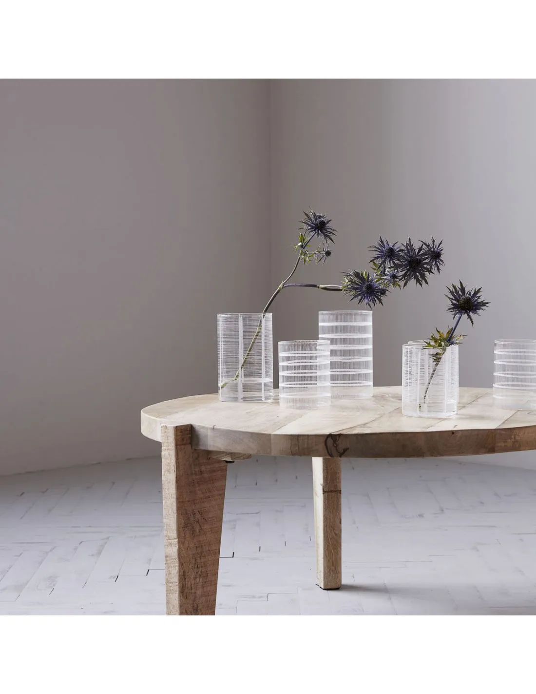 House Doctor Photophore En Verre Rayé North 6 House Doctor Photophore En Verre Rayé North – Image 4