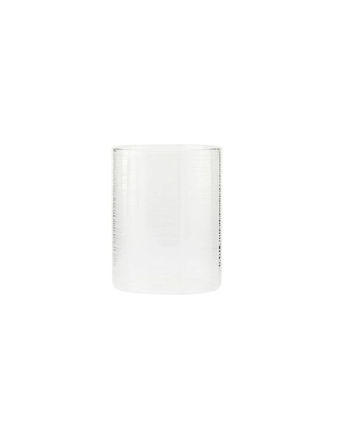 House Doctor Photophore En Verre Rayé North 3 House Doctor Photophore En Verre Rayé North