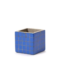 Serax Photophore Pot En Ciment Bleu