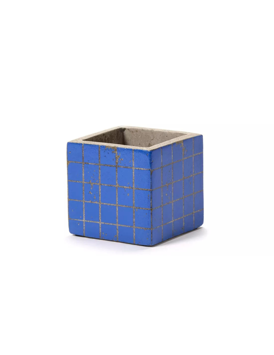 Serax Photophore Pot En Ciment Bleu 3 Serax Photophore Pot En Ciment Bleu