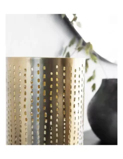 House Doctor Photophore Wilma Points Laiton 16 Cm -Magasin De Bougies Parfumées Pour La Maison photophore wilma points laiton 16 cm 2