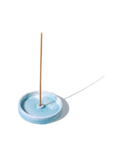 Porte Encens Bleu Marbré - Bloom