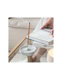 Porte-encens En Marbre - Andrea House -Magasin De Bougies Parfumées Pour La Maison porte encens en marbre andrea house 1 1