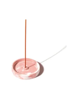 Porte Encens Rose Marbré - Bloom