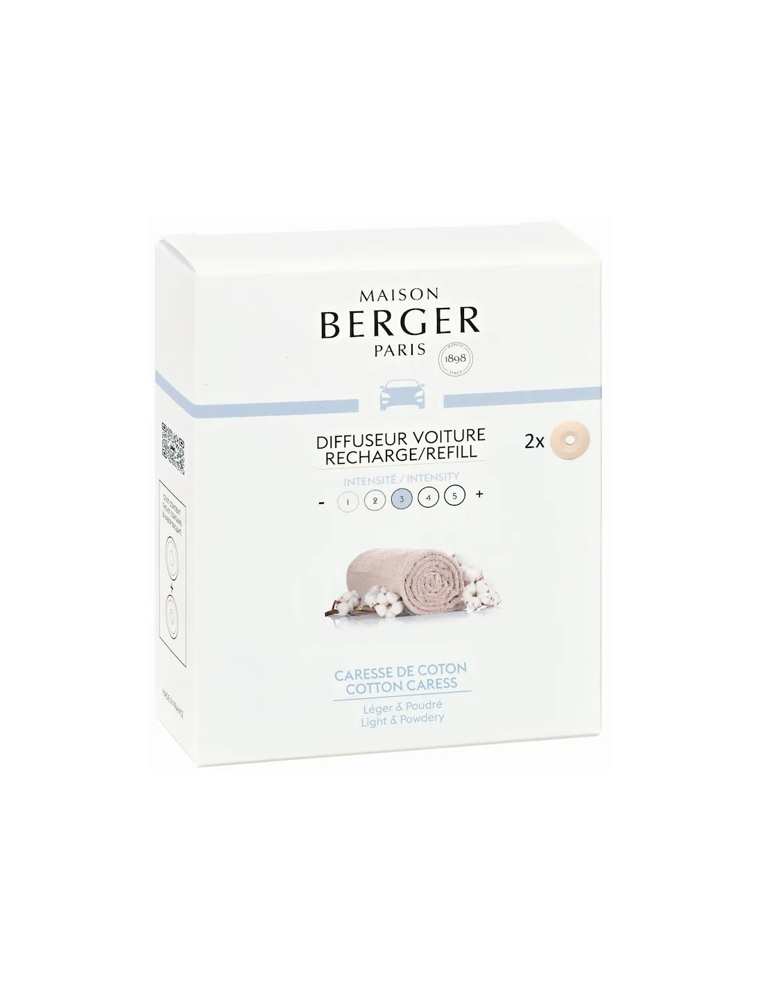 Recharge Diffuseur Voiture - Coton 4 Recharge Diffuseur Voiture - Coton – Image 2