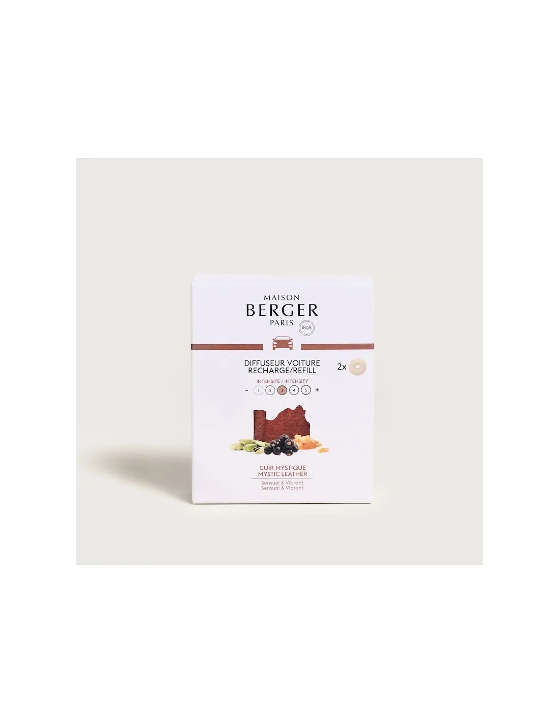 Recharge Diffuseur Voiture - Cuir Mystique 4 Recharge Diffuseur Voiture - Cuir Mystique – Image 2
