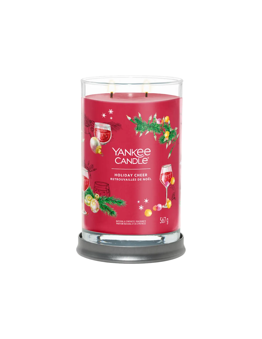 Yankee Candle Retrouvailles De Noël - Grande Colonne 2 Mèches 5 Yankee Candle Retrouvailles De Noël - Grande Colonne 2 Mèches – Image 3