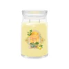 Yankee Candle Sorbet Au Citron - Grande Jarre 2 Mèches -Magasin De Bougies Parfumées Pour La Maison sorbet au citron grande jarre 2 meches
