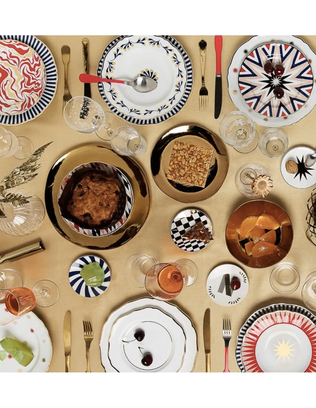 Sous-assiette Porcelaine Doré - 30,5cm 4 Sous-assiette Porcelaine Doré - 30,5cm – Image 2