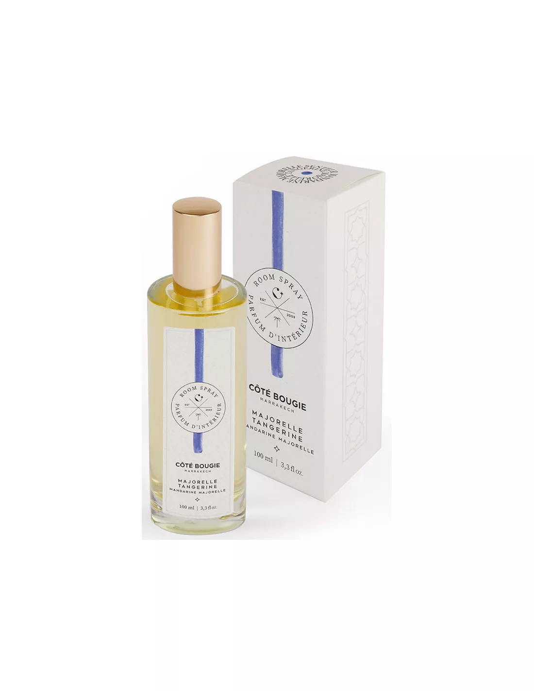 Spray D'ambiance Mandarine Majorelle - Côté Bougie 3 Spray D'ambiance Mandarine Majorelle - Côté Bougie