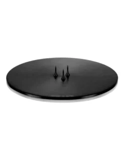 Support Bougie Pilier Noir Mat - Ester & Erik