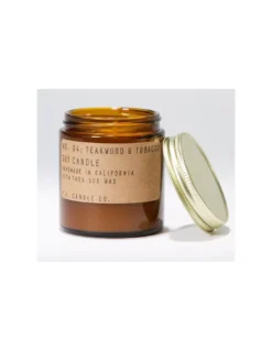 TeakWood And Tobacco - Petite Bougie PF Candle -Magasin De Bougies Parfumées Pour La Maison teakwood and tobacco petite bougie pf candle 3