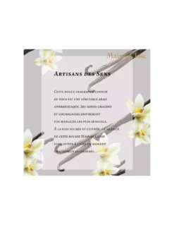 Maison Close Vanille - BOUGIE DE MASSAGE 11 Maison Close Vanille - BOUGIE DE MASSAGE -Magasin De Bougies Parfumées Pour La Maison vanille bougie de massage 4