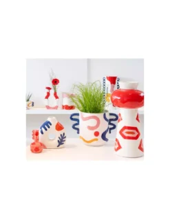 Vase Céramique Cloe - Funky Y Feliz -Magasin De Bougies Parfumées Pour La Maison vase ceramique cloe funky y feliz 1