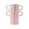 Vase Céramique Elisa - Rayas Bailarinas -Magasin De Bougies Parfumées Pour La Maison vase ceramique elisa rayas bailarinas