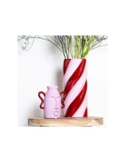 Vase Federico Rose - Amor Del Color -Magasin De Bougies Parfumées Pour La Maison vase federico rose amor del color 2