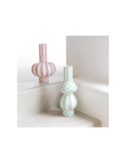 Vase Gabriela - Squares & Stripes -Magasin De Bougies Parfumées Pour La Maison vase gabriela squares stripes 2