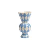 & Klevering Vase Klevering Rhombic - Bleu -Magasin De Bougies Parfumées Pour La Maison vase klevering rhombic bleu
