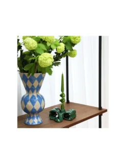 & Klevering Vase Klevering Rhombic - Rouge -Magasin De Bougies Parfumées Pour La Maison vase klevering rhombic rouge 4