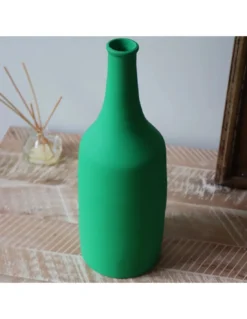 Vase Terre Cuite Baelo - Vert 6 Vase Terre Cuite Baelo - Vert -Magasin De Bougies Parfumées Pour La Maison vase terre cuite baelo vert 1