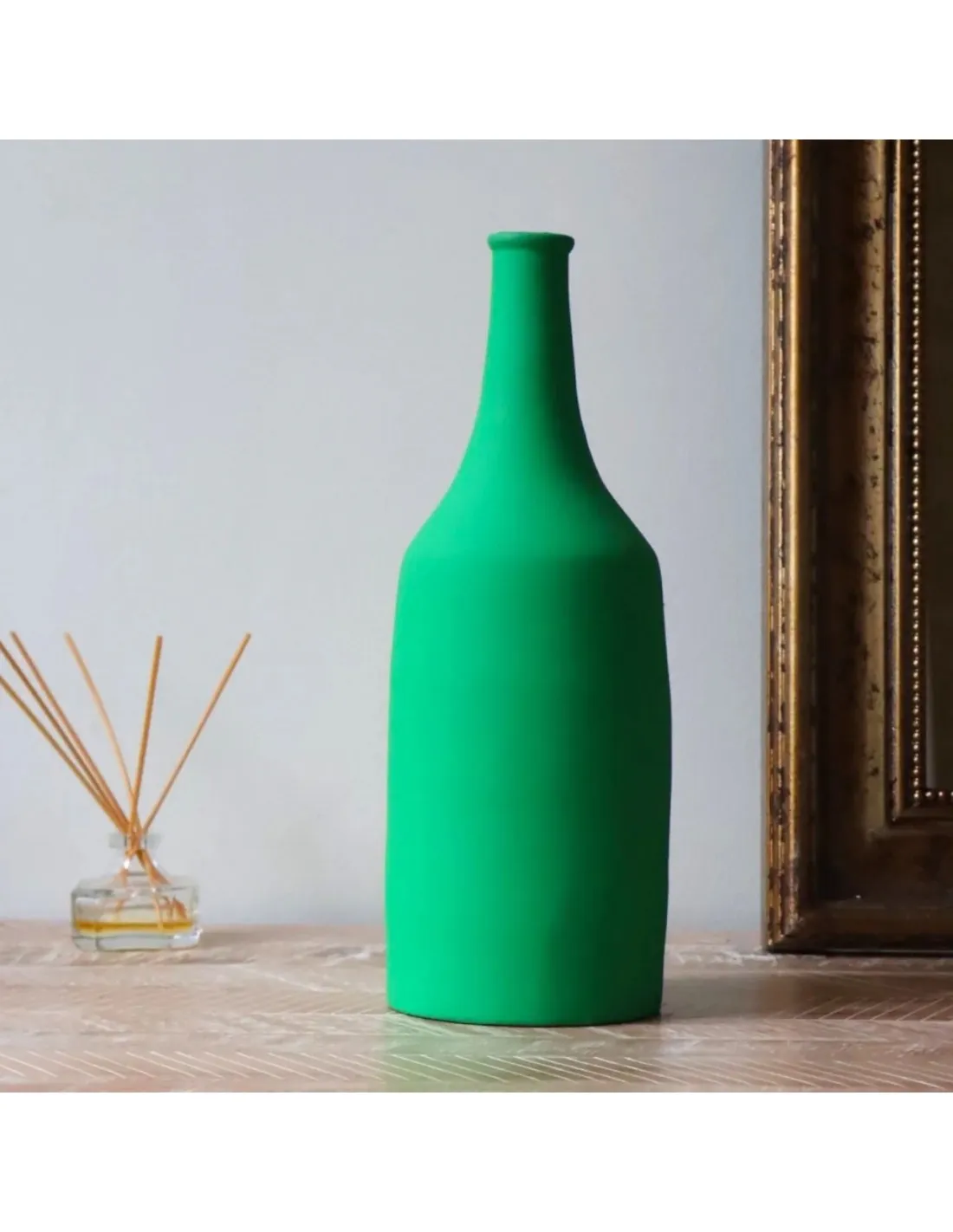 Vase Terre Cuite Baelo - Vert 5 Vase Terre Cuite Baelo - Vert – Image 3