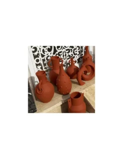 Vase Terre Cuite Lixus - Terracotta -Magasin De Bougies Parfumées Pour La Maison vase terre cuite lixus terracotta 3