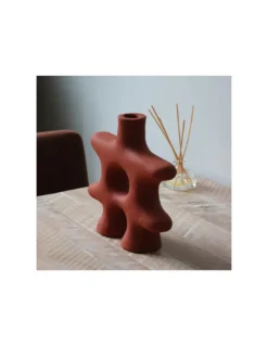 Vase Terre Cuite Nova - Terracotta -Magasin De Bougies Parfumées Pour La Maison vase terre cuite nova terracotta 2