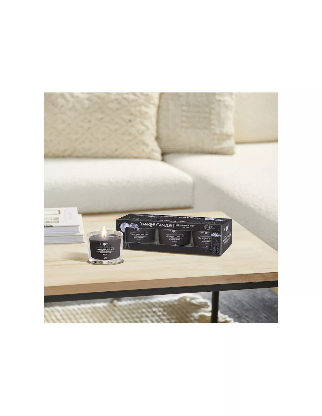 Yankee Candle Votive En Verre - Midsummer Night 6 Yankee Candle Votive En Verre - Midsummer Night – Image 4